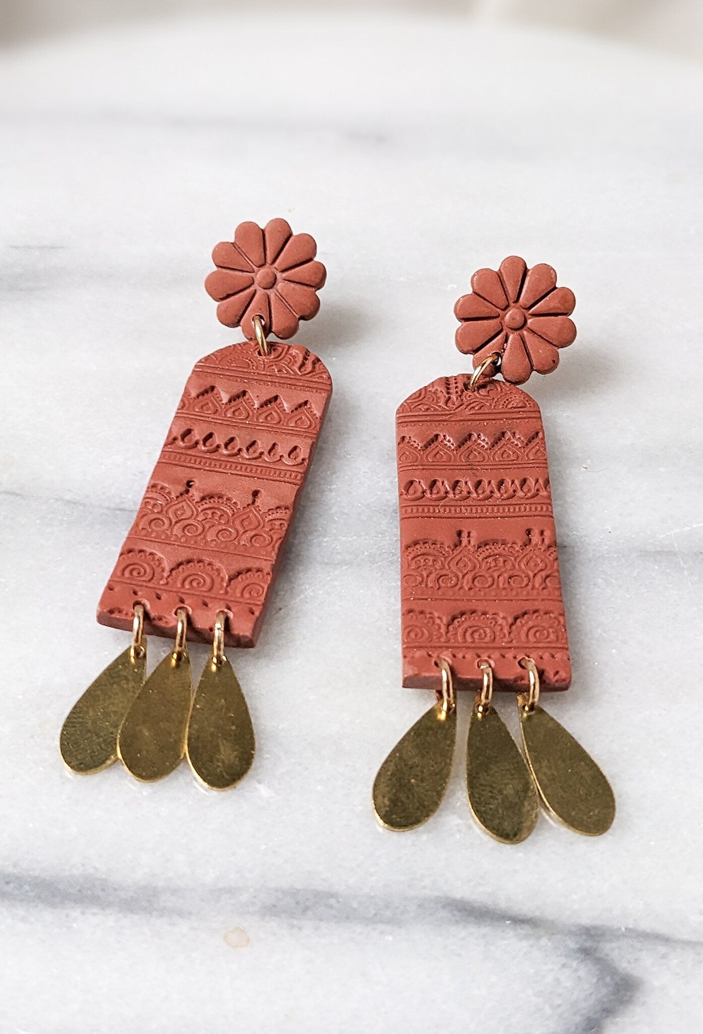 MYSORE | Polymer Clay Statement Earring