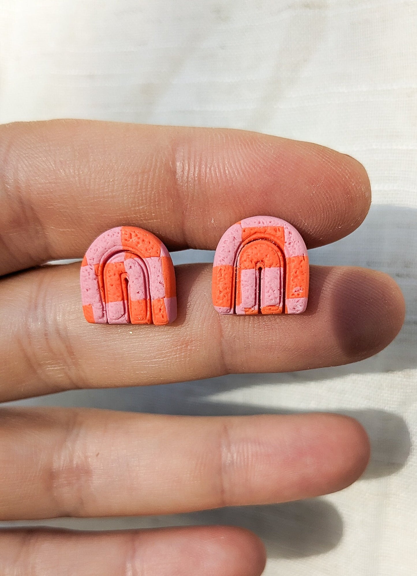 RAINBOW | Polymer Clay Stud Earring
