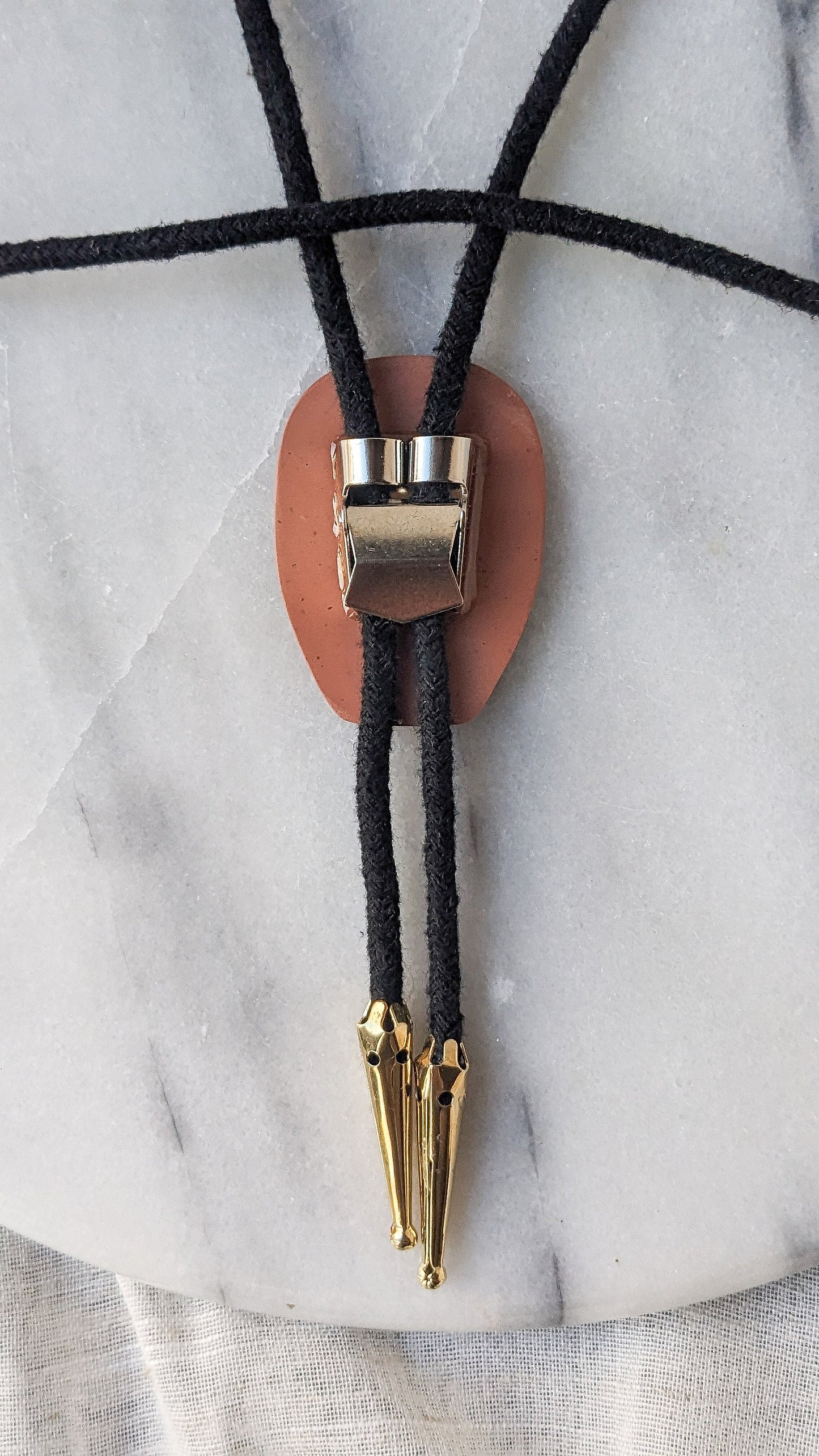 FRIDA BOLO | Polymer Clay Bolo Tie with Cotton Cord