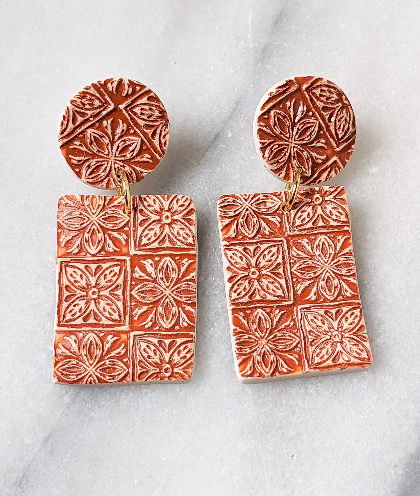 LISBON | Polymer Clay Statement Earrings