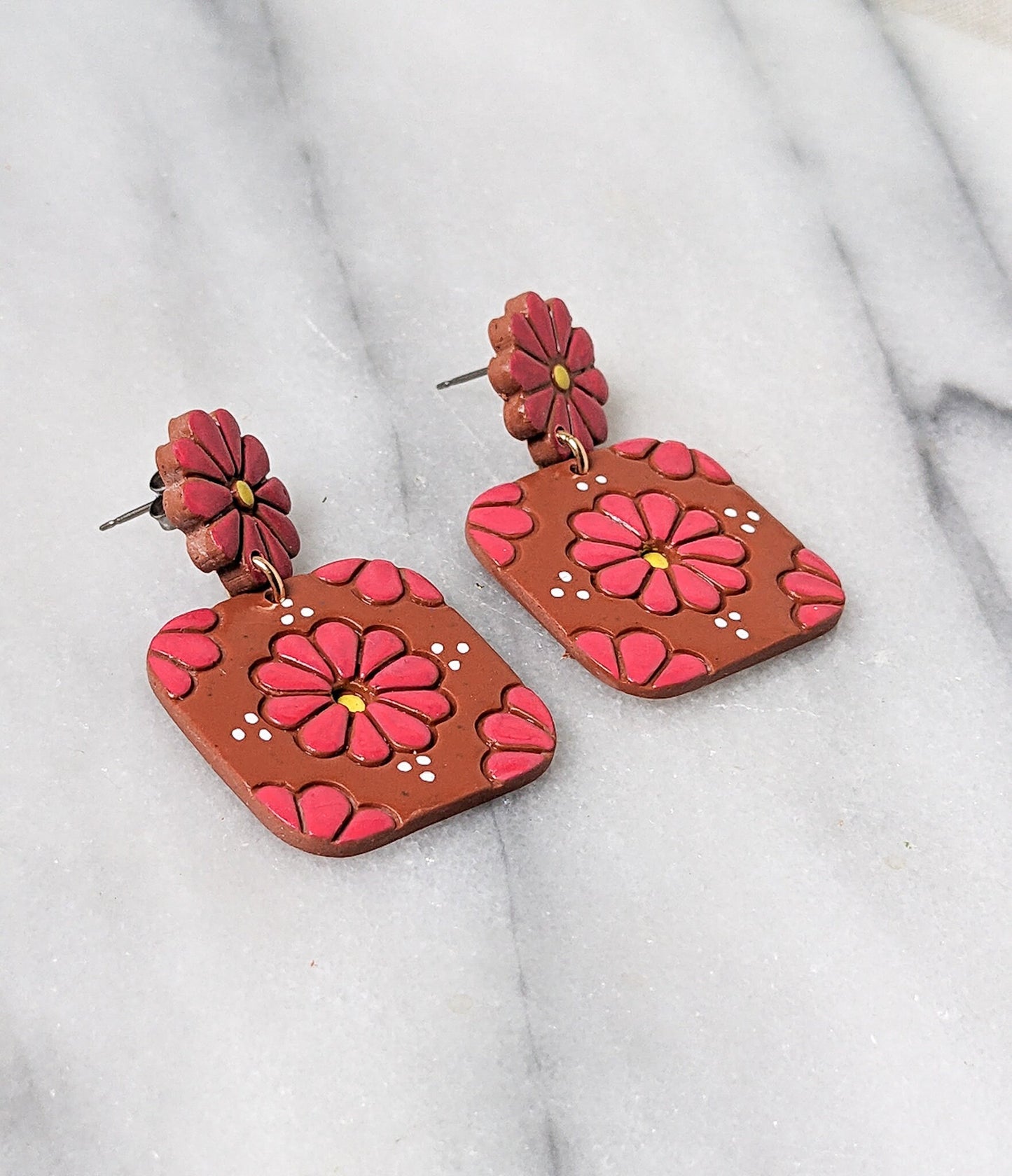 OAXACA | Polymer Clay Statement Earring