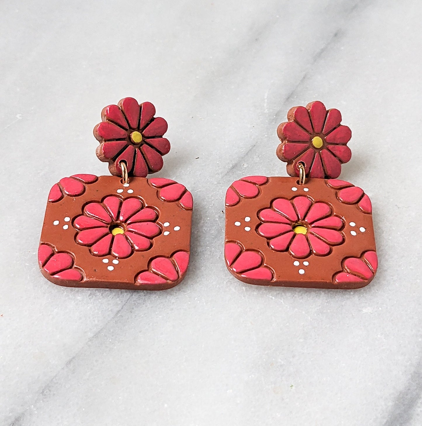 OAXACA | Polymer Clay Statement Earring