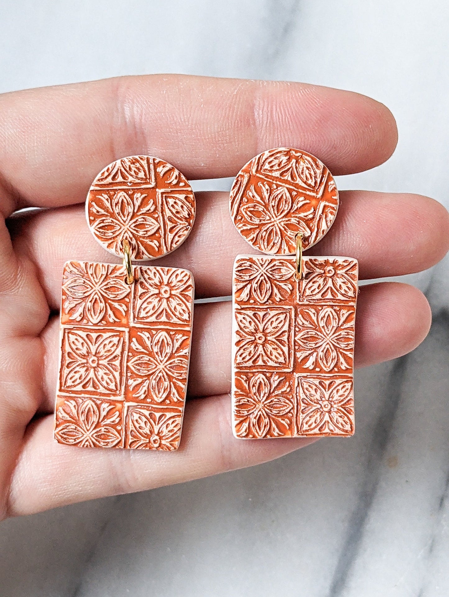 LISBON | Polymer Clay Statement Earrings