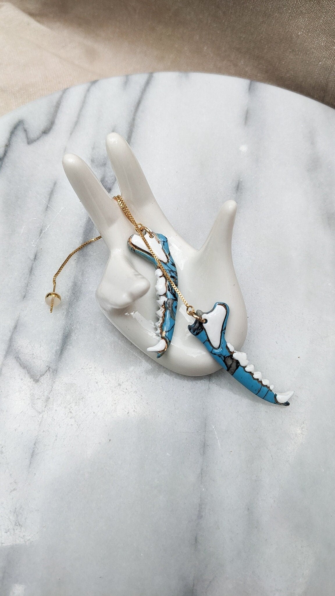 QUIT JAWIN' | Polymer Clay Statement Earring