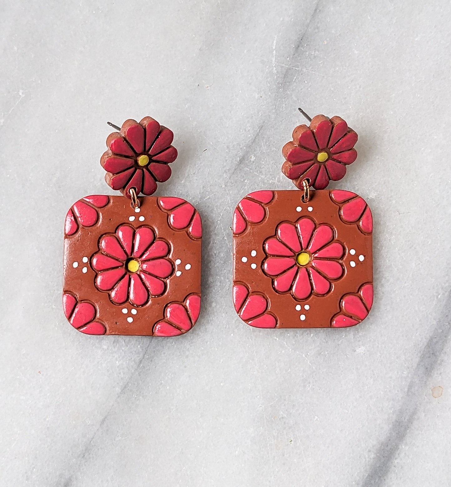 OAXACA | Polymer Clay Statement Earring