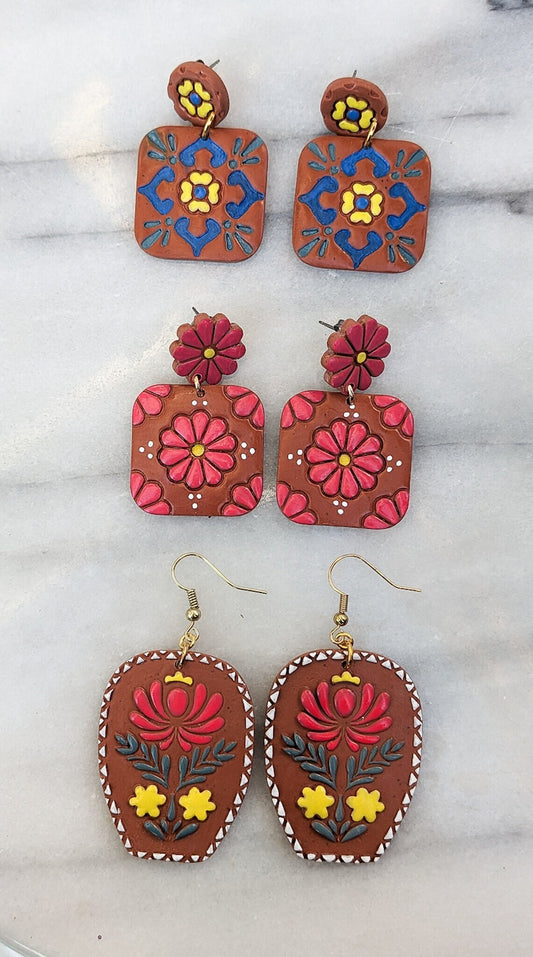 OAXACA | Polymer Clay Statement Earring